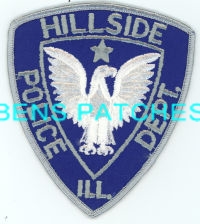 ILLINOIS,HILLSIDE POLICE 9 GIVEN TO ME BY A RETIRED COLLECOR